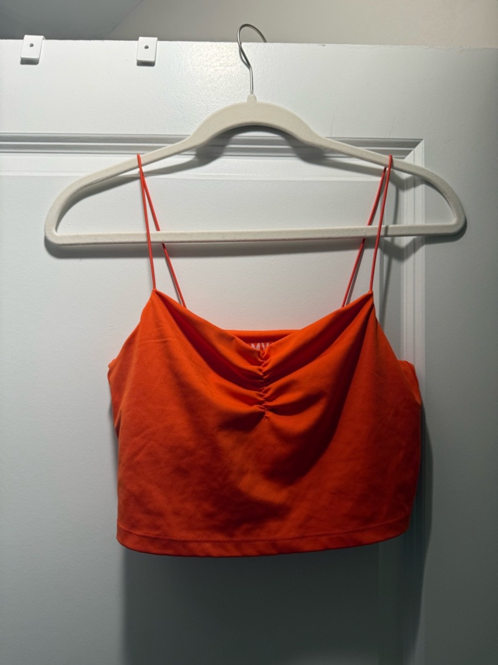 Madewell Double Lined Bra Top – Orange – Size M